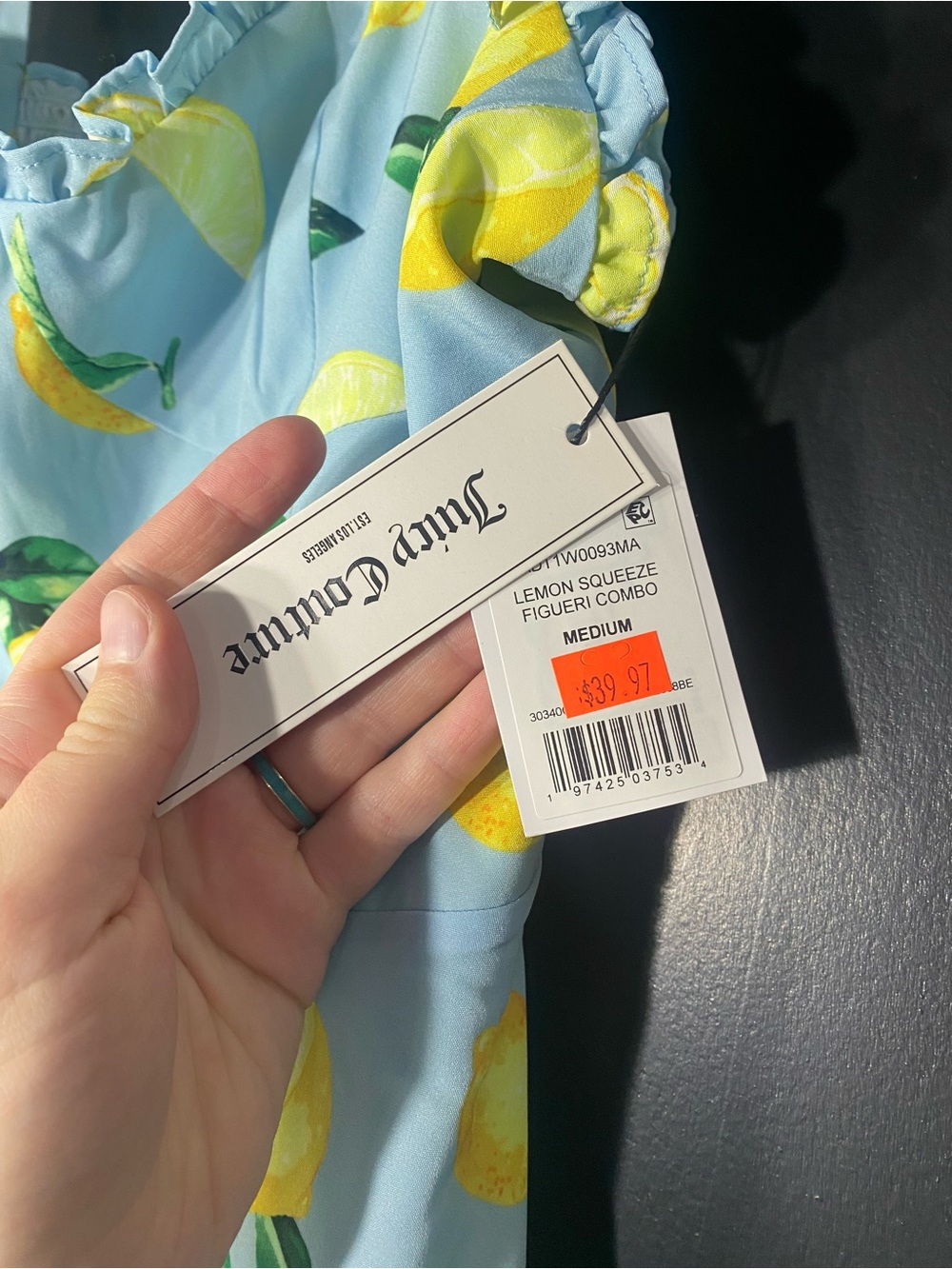 4/$16 Juicy Couture Lemon Dress - Picture 3 of 4